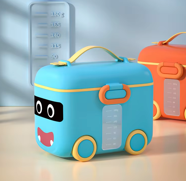 Contenedor de leche en polvo