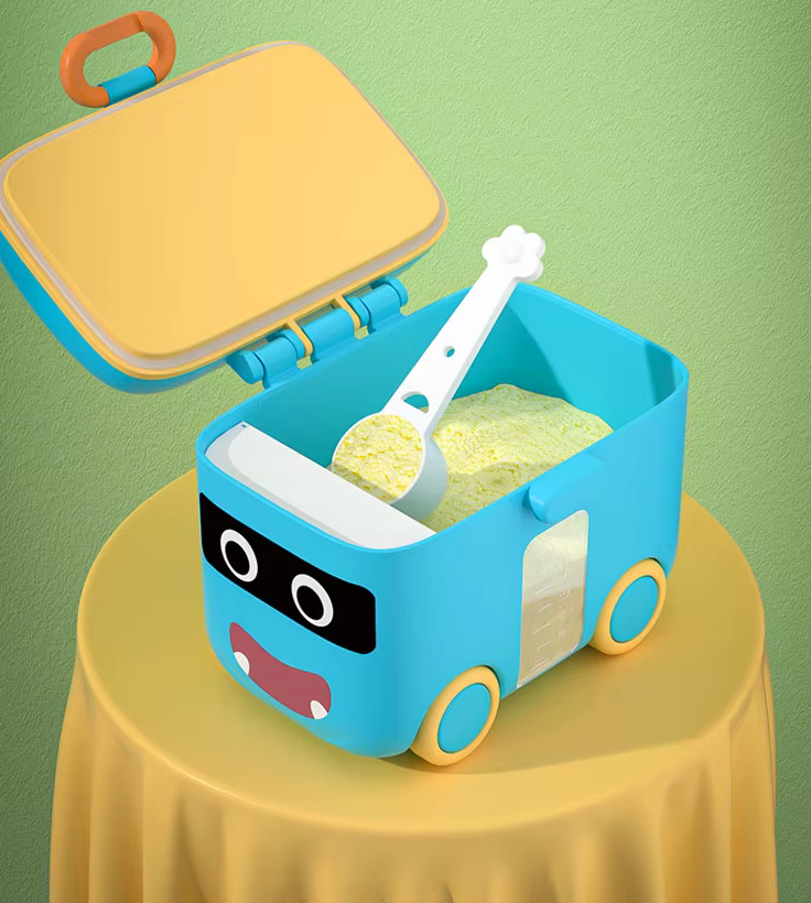 Contenedor de leche en polvo