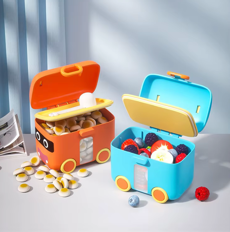 Contenedor de leche en polvo