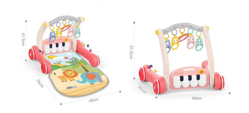 Gimnasio de piano y andadera