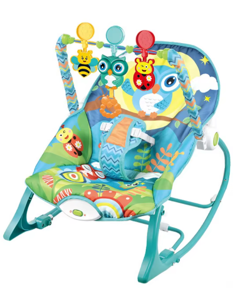 Silla mecedora, musical y vibradora